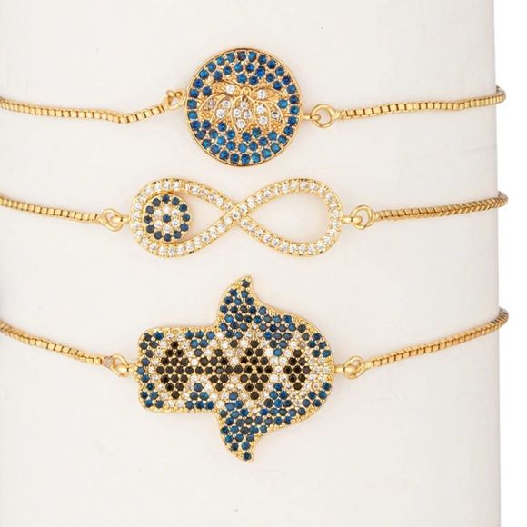 eye candy Jewelry Infinity Bracelet Set Eyes Candy Usa Poshmark